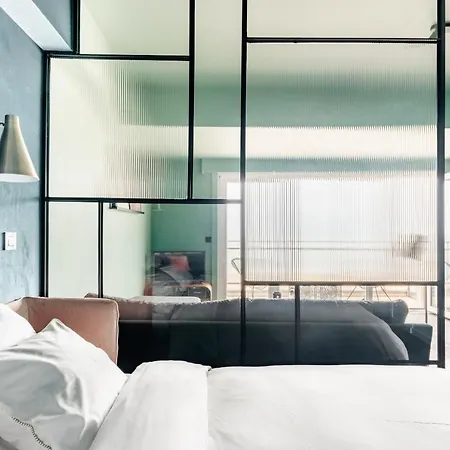 Luxueuze Suite Met Frontaal Zeezicht Knokke-Heist Exterior foto