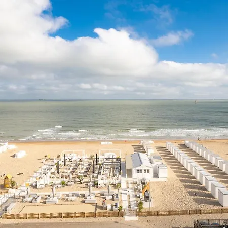Luxueuze Suite Met Frontaal Zeezicht Knokke-Heist Exterior foto